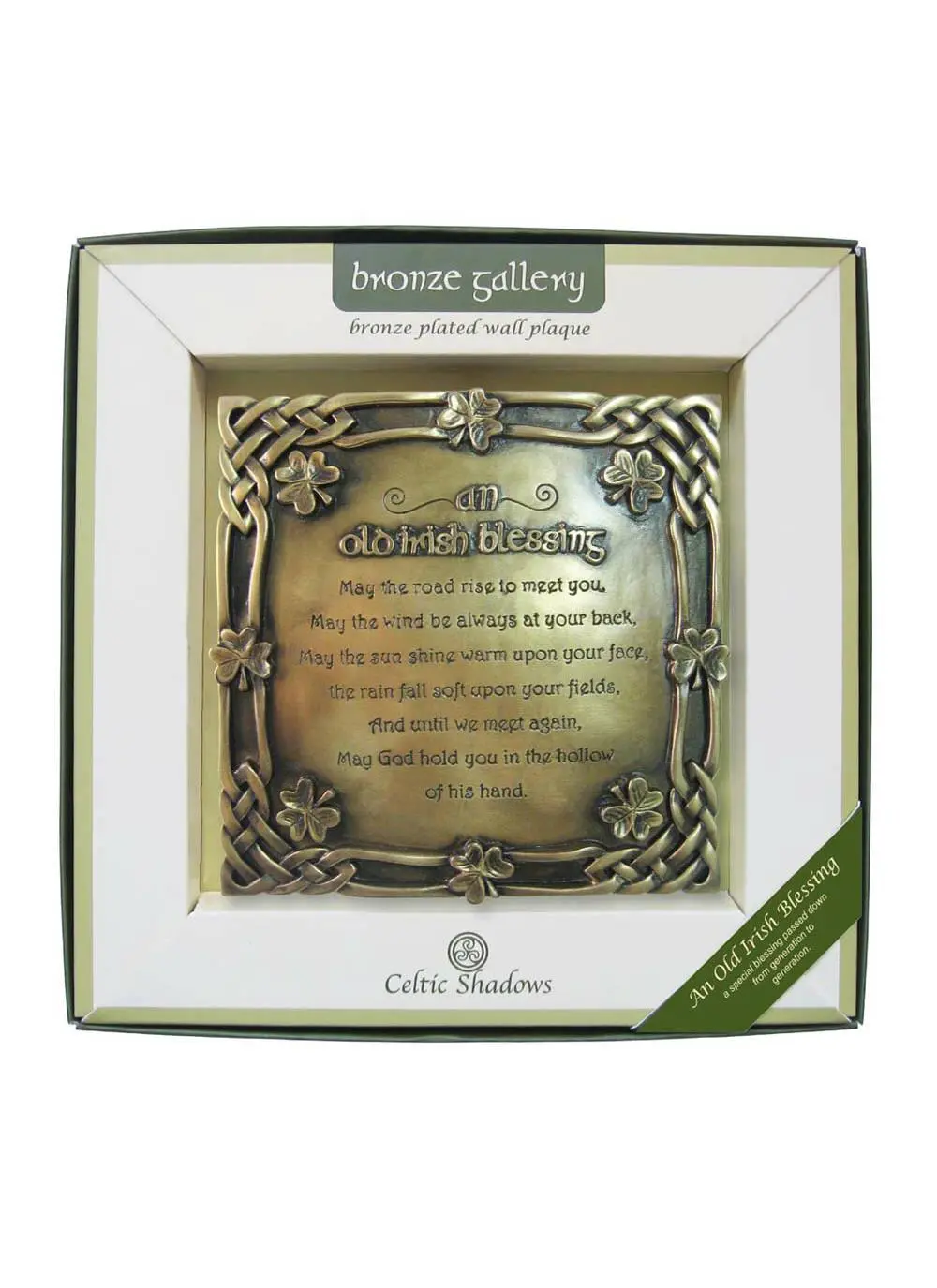 Old Irish Blessing Bronze Plaque
